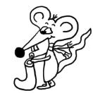 Christmas Clipart- Christmas Mouse With Scarf Holding Stocking Clipart