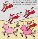 Matthew 8:31 clipart devils into swine