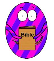 Easter Clipart - Easter Egg With Bible