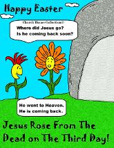 Happy Easter Jesus Rose From The Dead On The Third Day! By Church House Collection©