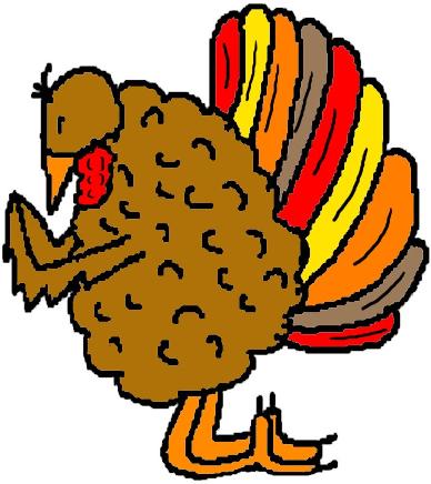 Praying Turkey  Clipart 