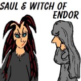 Saul and The Witch of Endor Clipart