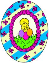 Sugar Egg Clipart- Easter Clipart