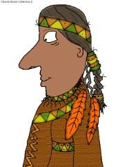 Thanksgiving Indian Clip Art Picture Image For Bulletin Board