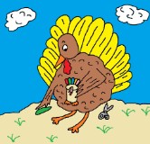 Thanksgiving Turkey Clipart- Turkey Making Crafts Clipart
