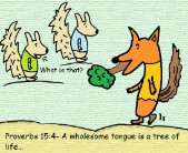 Proverbs 15:4 clipart a wholesome tongue is a tree of life